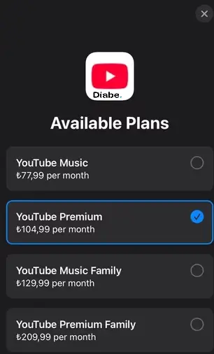 YouTube Premium günstig Anleitung über türkischen App Store