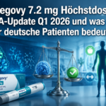Wegovy 7.2 mg Höchstdosis: FDA-Update Q1 2026 und was das für deutsche Patienten bedeutet Wegovy 7.2 mg Höchstdosis: FDA-Update Q1 2026 und was das für deutsche Patienten bedeutet
