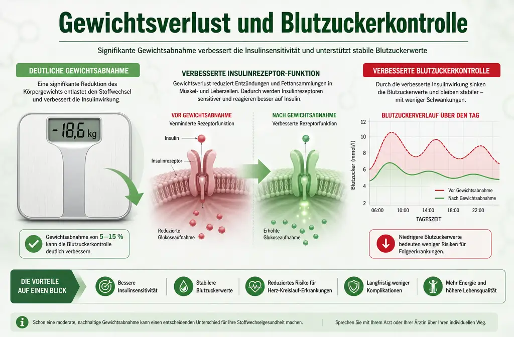 Diabetes Typ 2 rückgängig machen: Ist Heilung durch Abnehmen möglich? Gewichtsverlust und Blutzuckerkontrolle