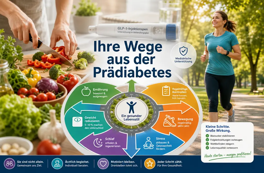Prädiabetes behandeln: So verhindern Sie Diabetes Typ 2 rechtzeitig Wege zur Prädiabetes Behandlung mit Ernährung und Bewegung